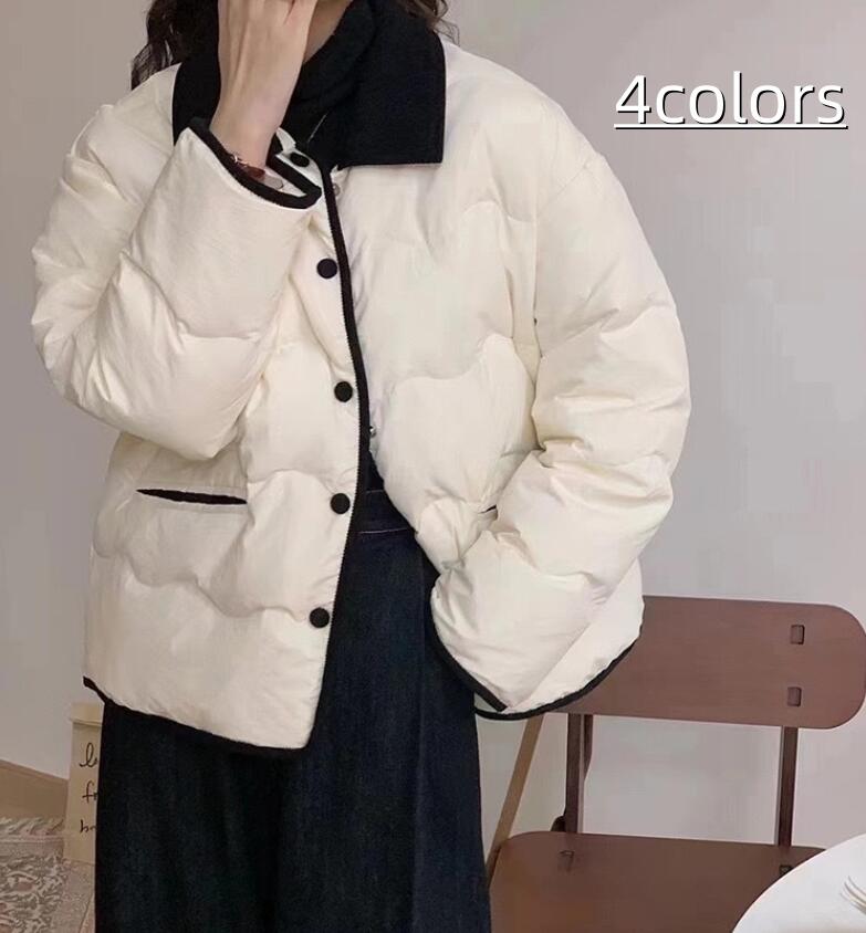 レディース ダウンコート ショート丈 アウター ダウン ジャケット キルティングコート 女性 冬服 ブルゾン ステンカラー あったか カジュアルコート 4色 軽量レディース ダウンコート ショート丈 